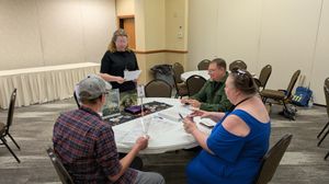 The first game started slowly, but at one time we had 7 games running at the same time.