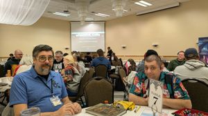 Even when we weren't gaming, we were having some fun.