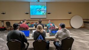 Here we see the crew of the Helios getting ready to battle.