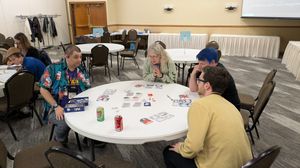 Players enjoying a pickup game on one of our open gaming tables.