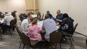 A fun game of "No Thank you Evil!" introduced new players to Role Playing Games.