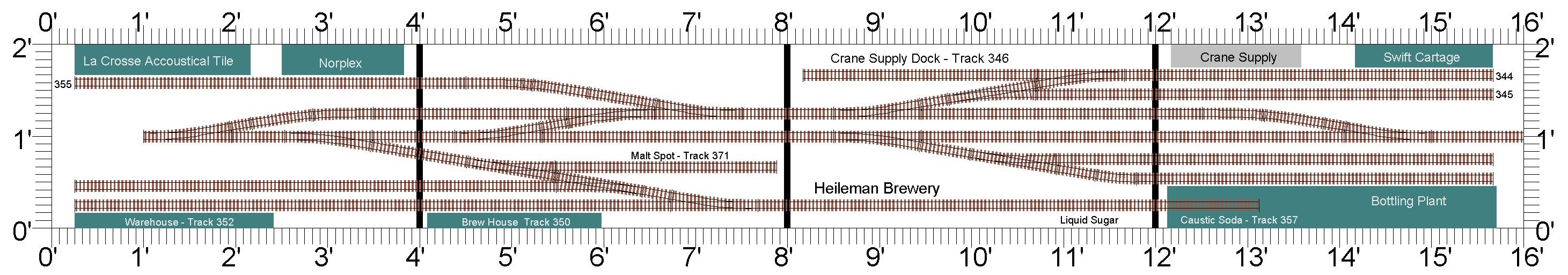 Note this image is missing a piece of track, but rest assured this will be a full run through module.